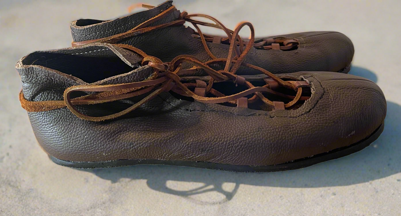 Chaussure en cuir sandale