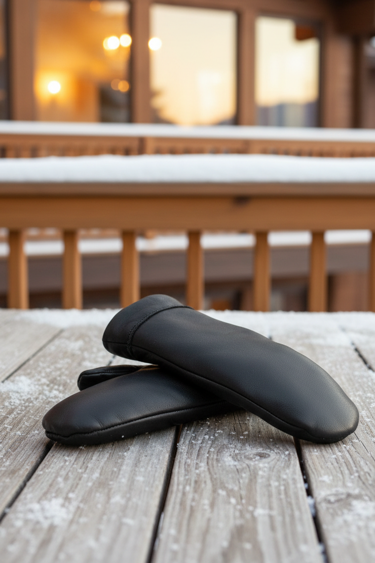 Sheepskin Lined Mittens  Canada
