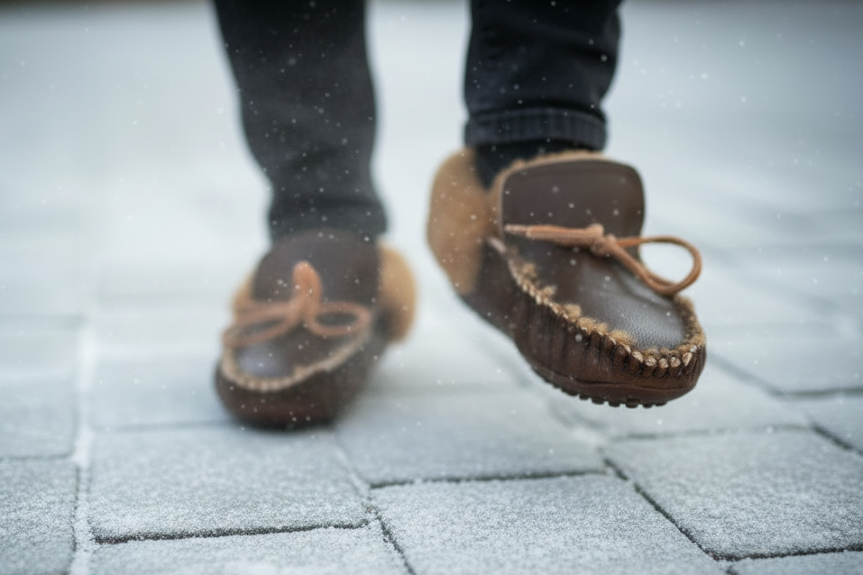 The Sheepskin Cuff Slipper