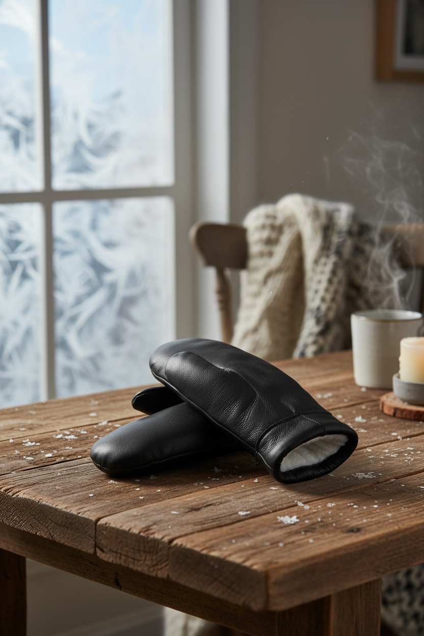 Sheepskin Lined Mittens  Canada