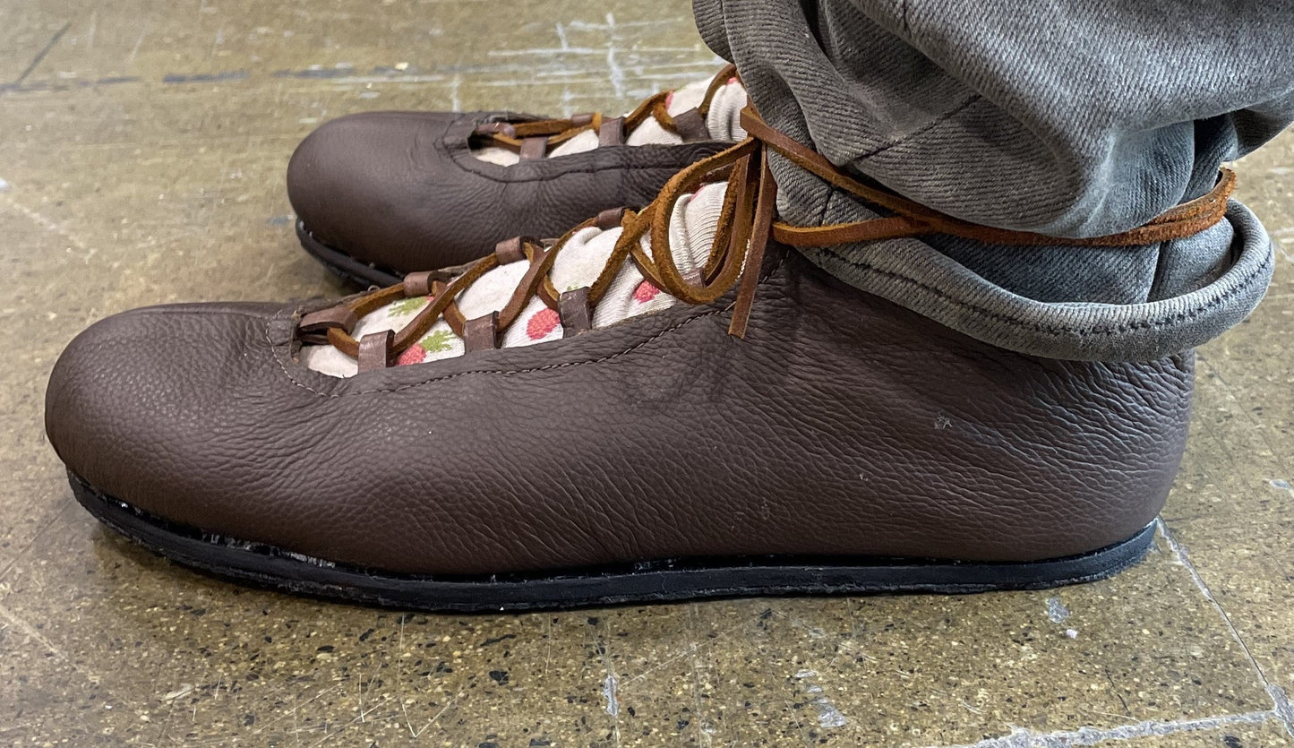 Chaussure en cuir sandale