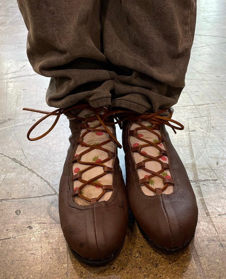 Chaussure en cuir sandale