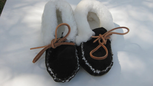 The Sheepskin Cuff Slipper