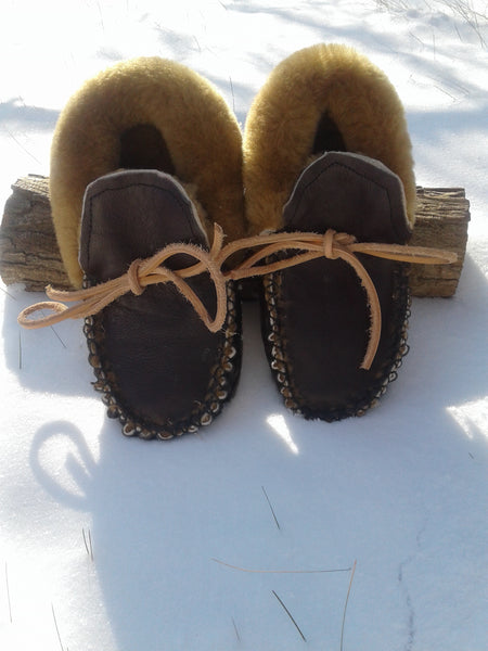 The Sheepskin Cuff Slipper