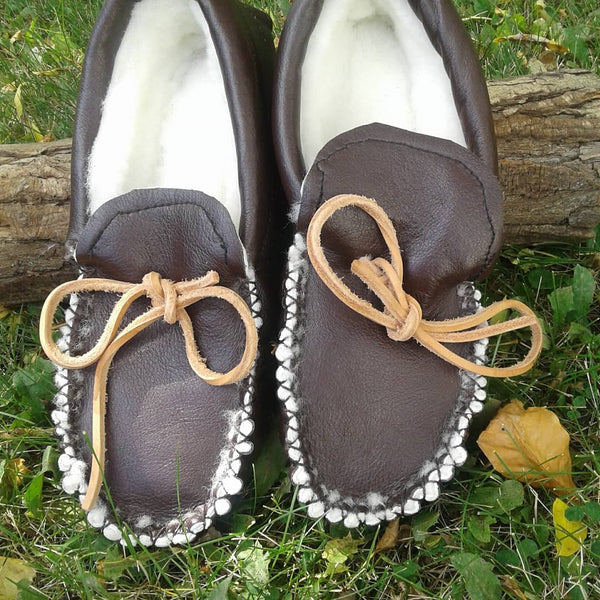 Leather Slippers.