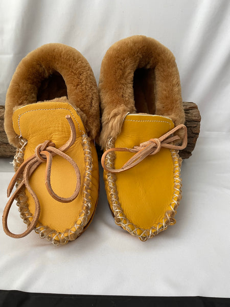 The Sheepskin Cuff Slipper