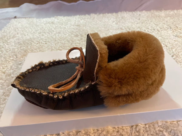The Sheepskin Cuff Slipper